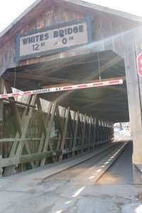 White's Covered Bridge in its full glory this January.