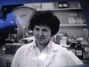 Mom Ella Konecny, the pharmacist