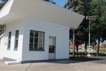 Old Lowell Area Chamber of Commerce office on the east end of town.