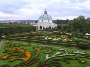 Flower Garden, part of the Archbishp's Palace complex in Kromeriz.