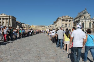 Waiting to get in-Versailles Palace