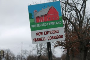 Preserved farmland in northeast Kent County