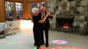 My parents Ella & Vaclav Konecny stayed the longest on the dance floor celebrating 55 years of marriage.