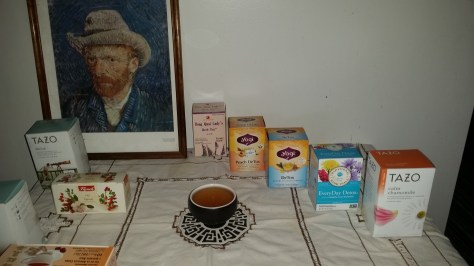 Healing teas and VanGogh's self-portrait