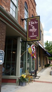 Ella's is located close to Riverwalk at 307 E. Main.