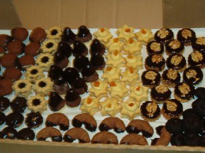 Traditional Czech Christmas pastries.