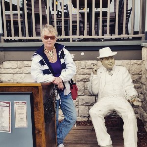 Me and Al Capone in America.