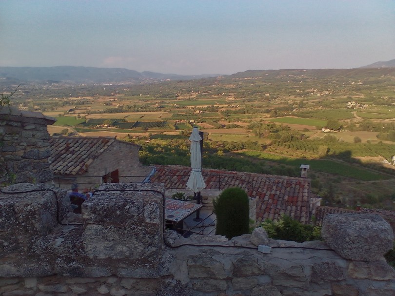 From chateau Lacoste in Provence.
