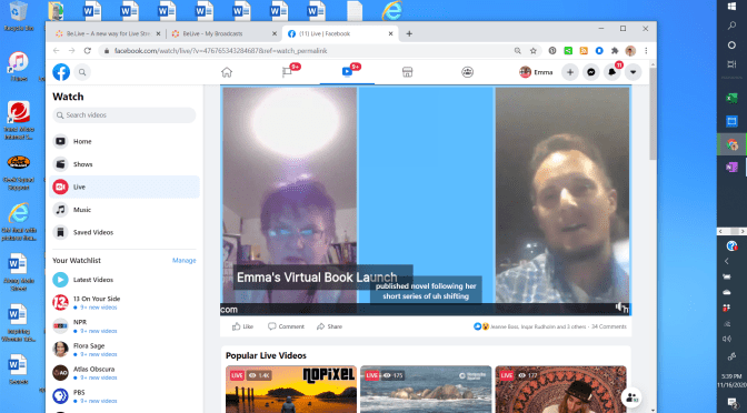Emma’s virtual book launch